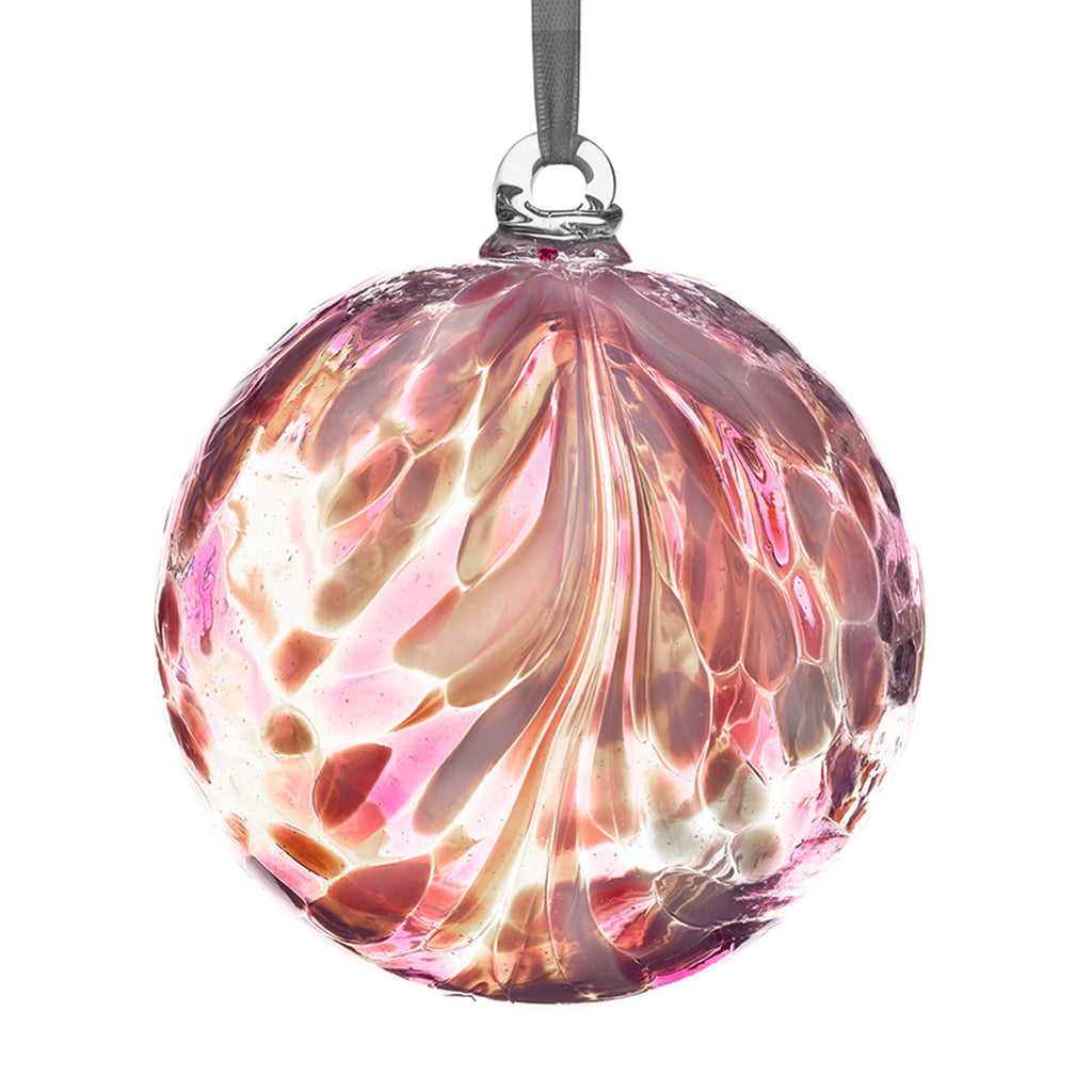10cm Friendship Ball - Unlabelled - Sienna Glass