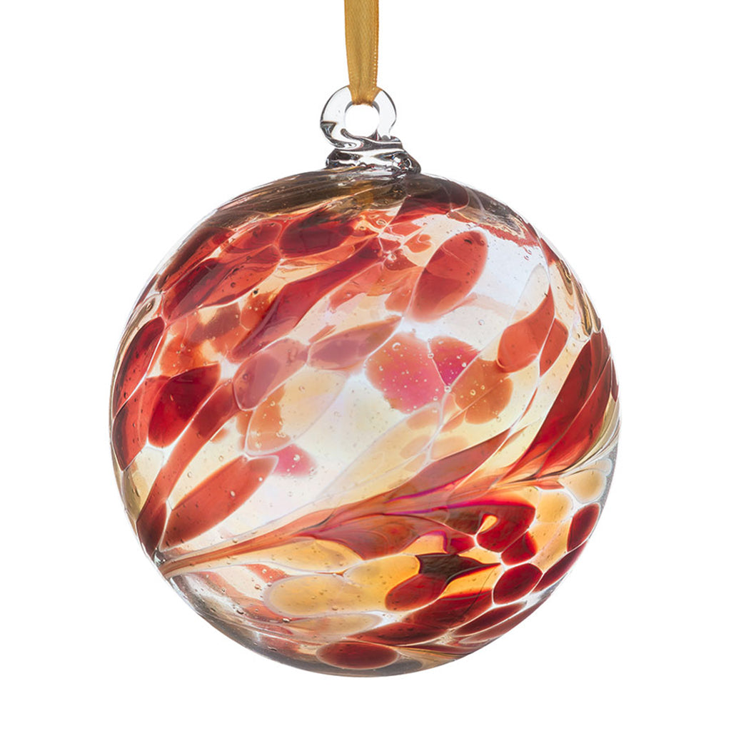 10cm Friendship Ball - Unlabelled - Sienna Glass