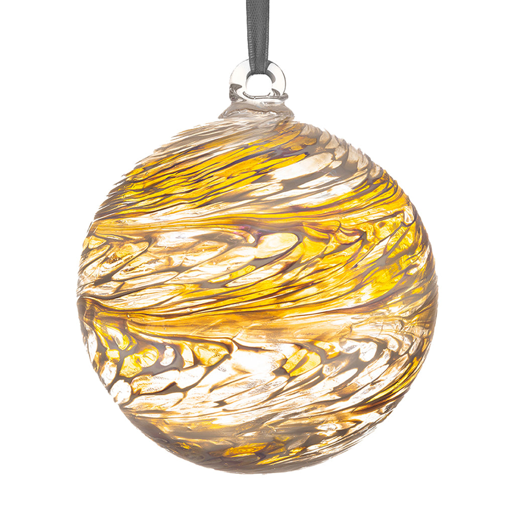 10cm Friendship Ball - Unlabelled - Sienna Glass