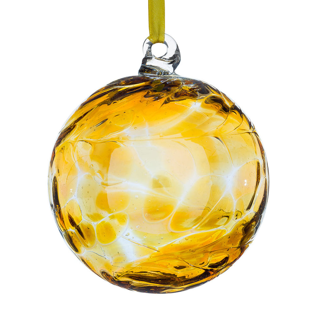 10cm Friendship Ball - Unlabelled - Sienna Glass