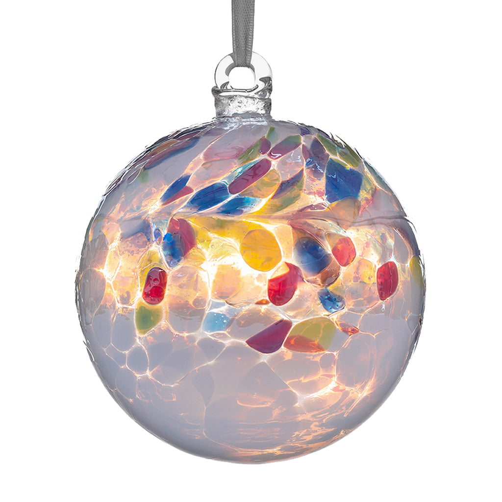 10cm Friendship Ball - Unlabelled - Sienna Glass
