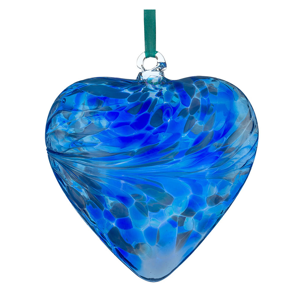 8cm Friendship Hearts - Unlabelled - Sienna Glass