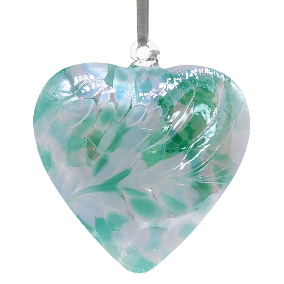 8cm Friendship Hearts - Unlabelled - Sienna Glass