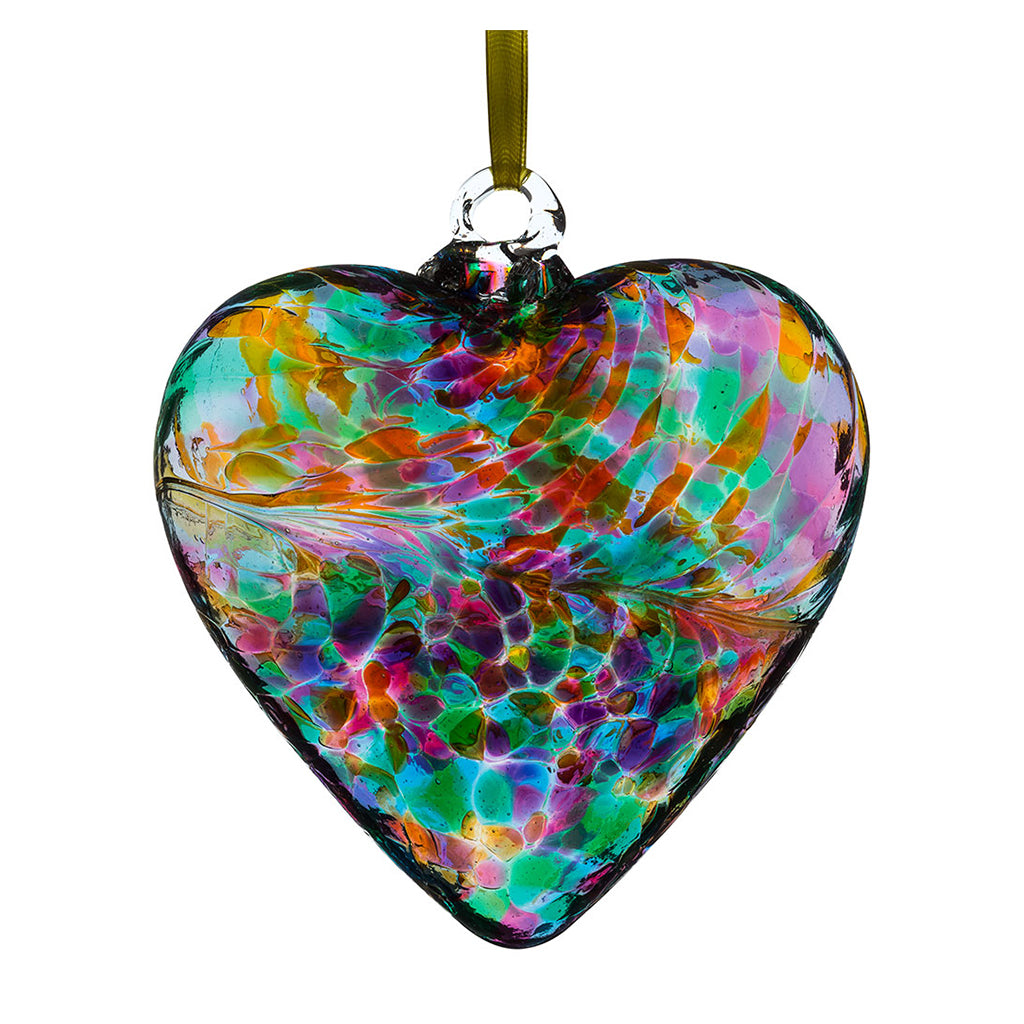 8cm Friendship Hearts - Unlabelled - Sienna Glass