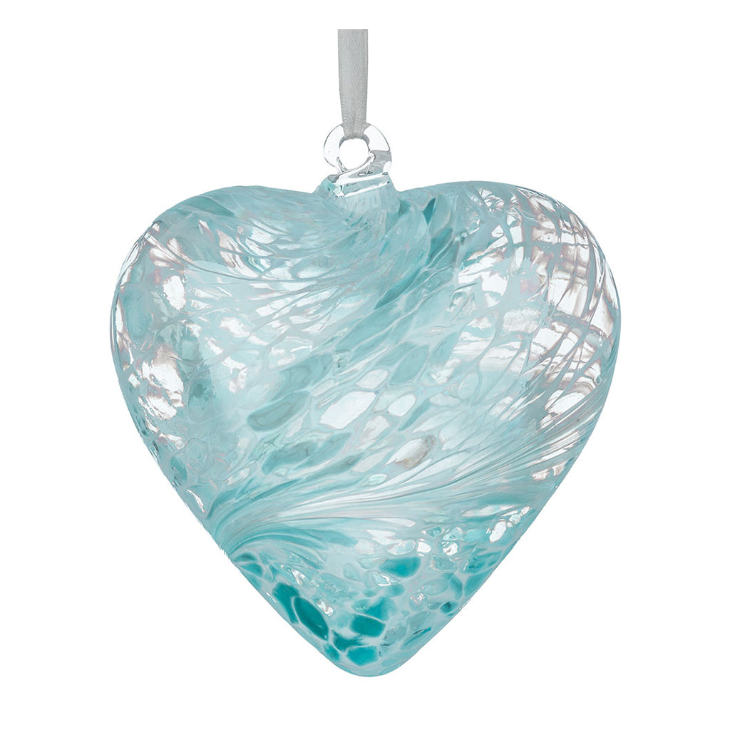 8cm Friendship Hearts - Unlabelled - Sienna Glass