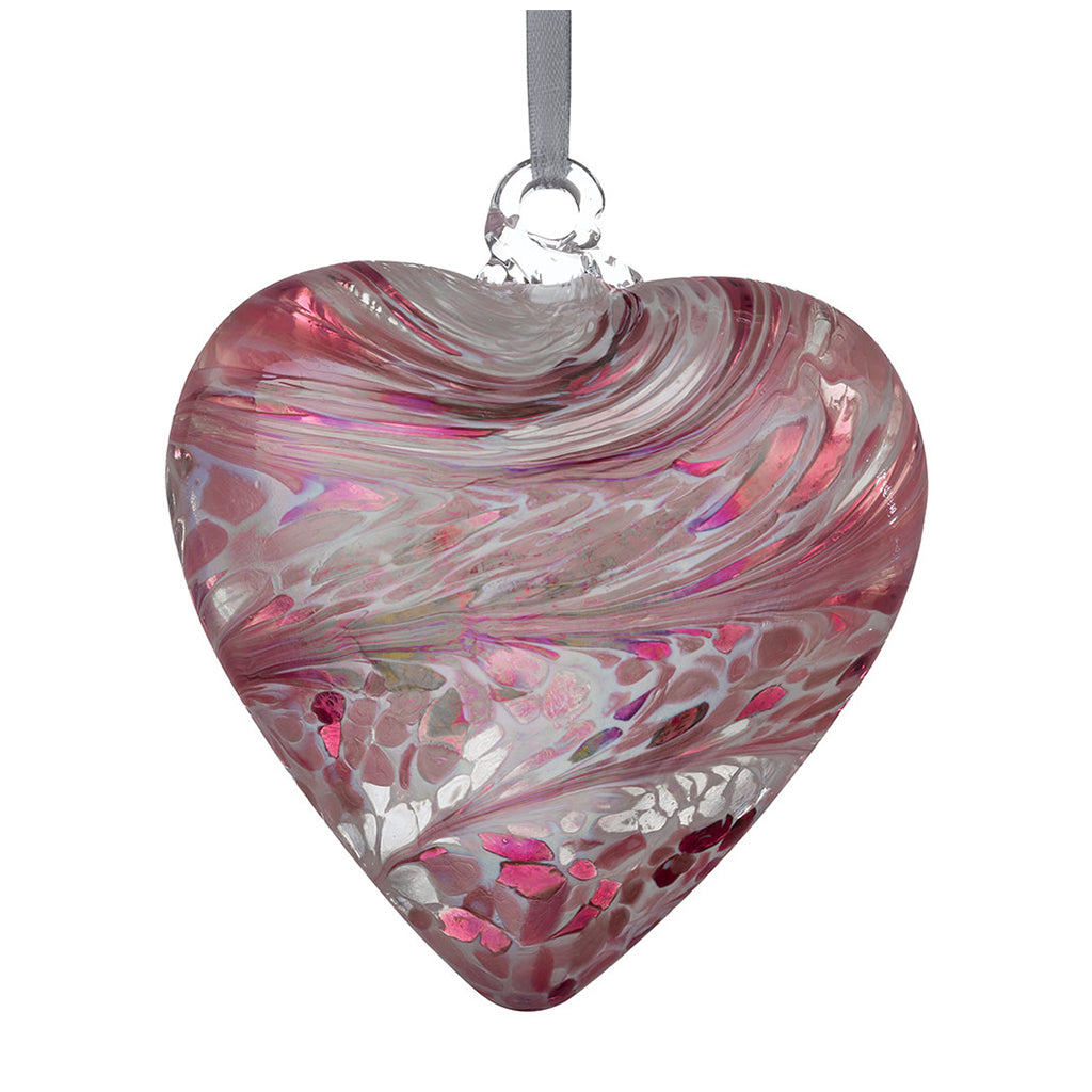 8cm Friendship Hearts - Unlabelled - Sienna Glass