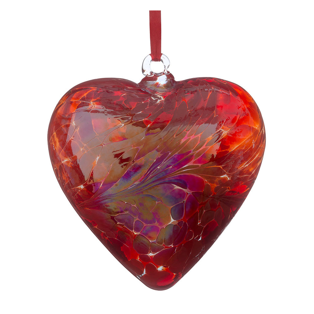 8cm Friendship Hearts - Unlabelled - Sienna Glass