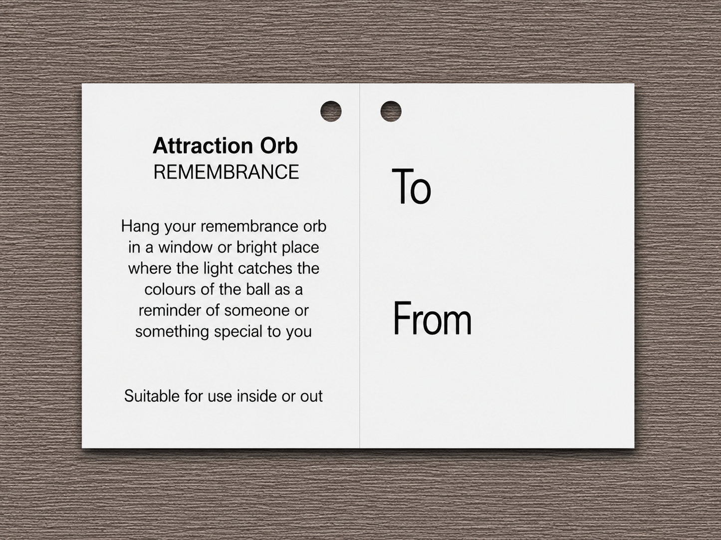 10cm Attraction Orb - Remembrance