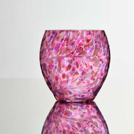 Self Watering Plant Pot Pink Purple - Sienna Glass