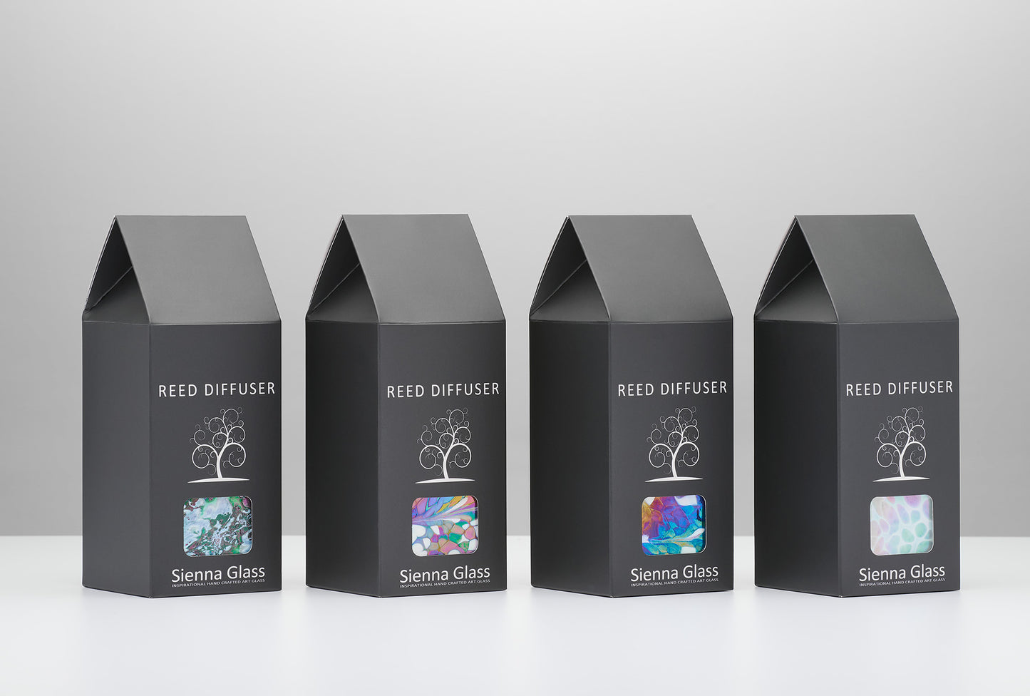Reed Diffuser - Square - Blue and Pink