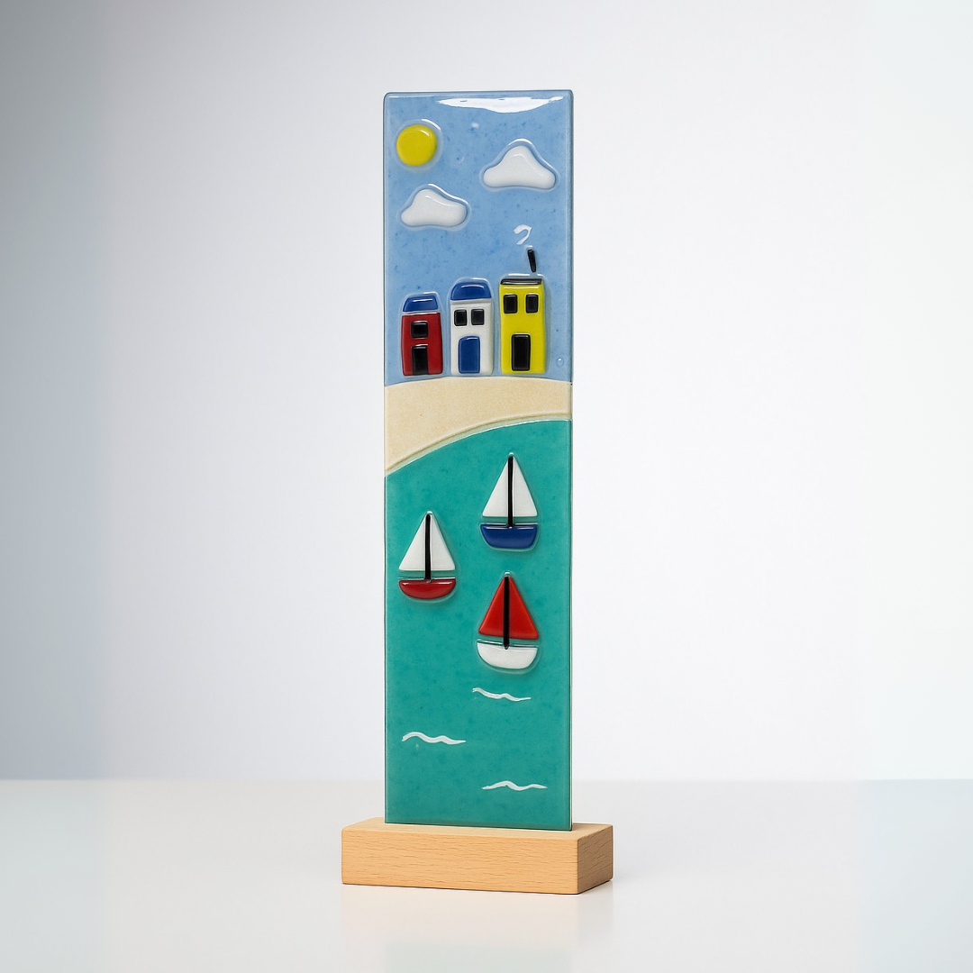 Standing Decorative Plaque - Boat
