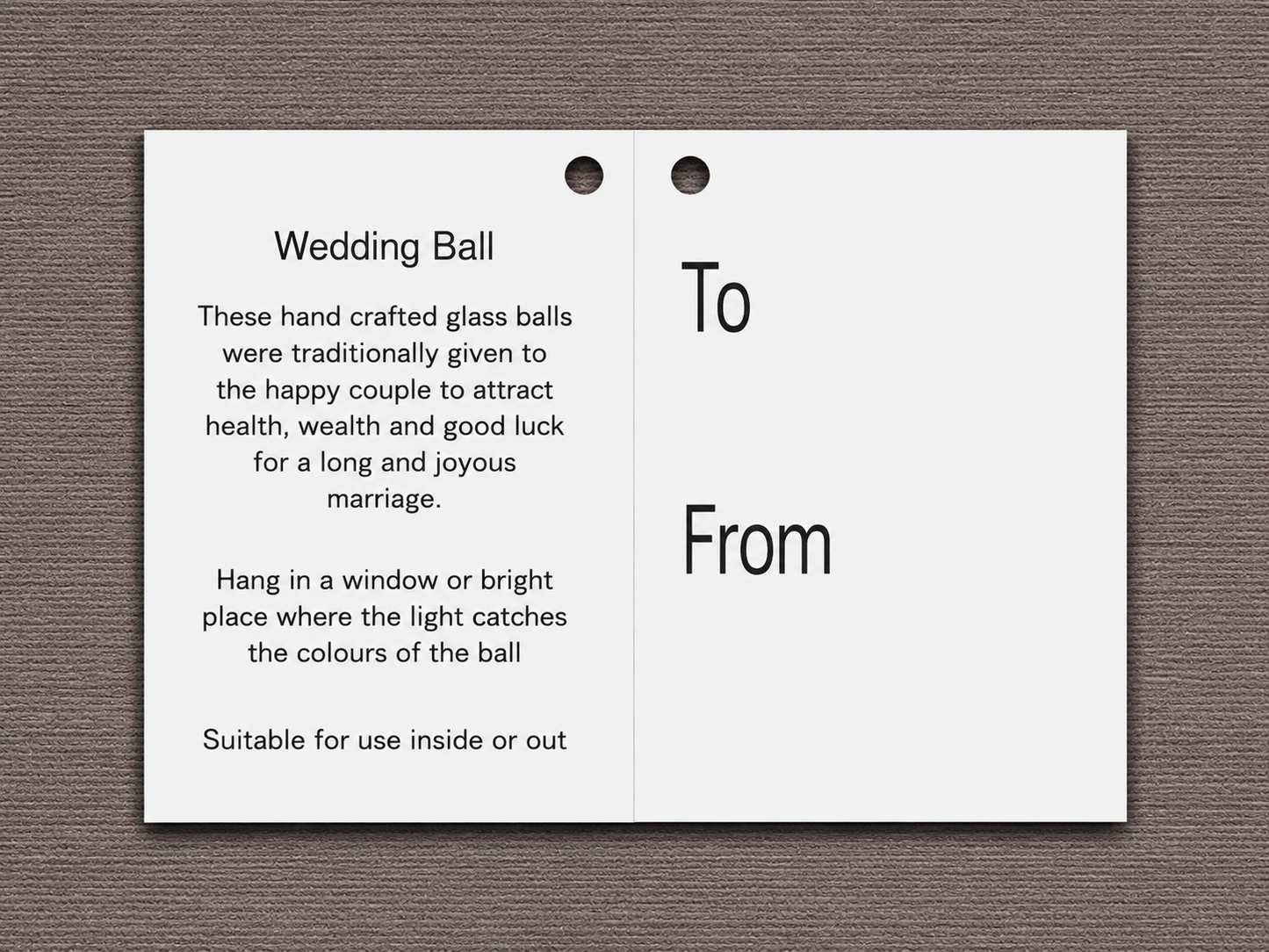 10cm Friendship Ball - Wedding - Pastel Silver