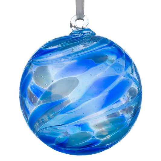 10cm Friendship Ball - Sapphire - Sienna Glass