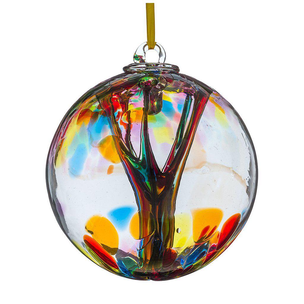 15cm Spirit Ball - Multicoloured - Sienna Glass