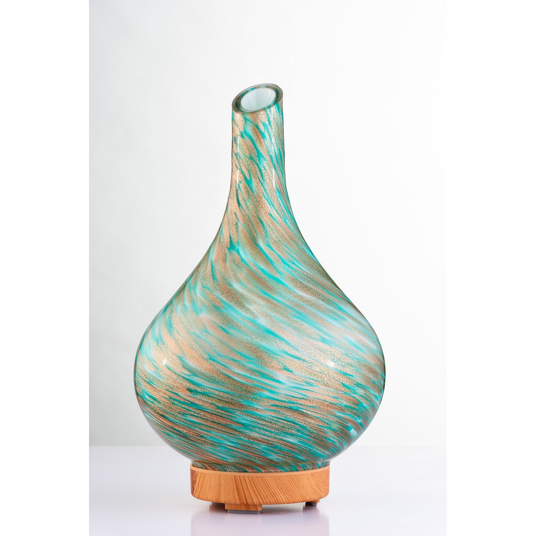 Large Atomiser Aroma Diffuser - Blue - Sienna Glass