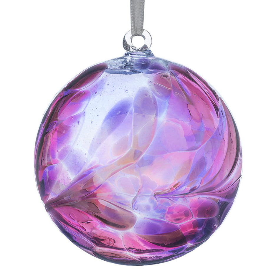 10cm Friendship Ball - Amethyst - Sienna Glass