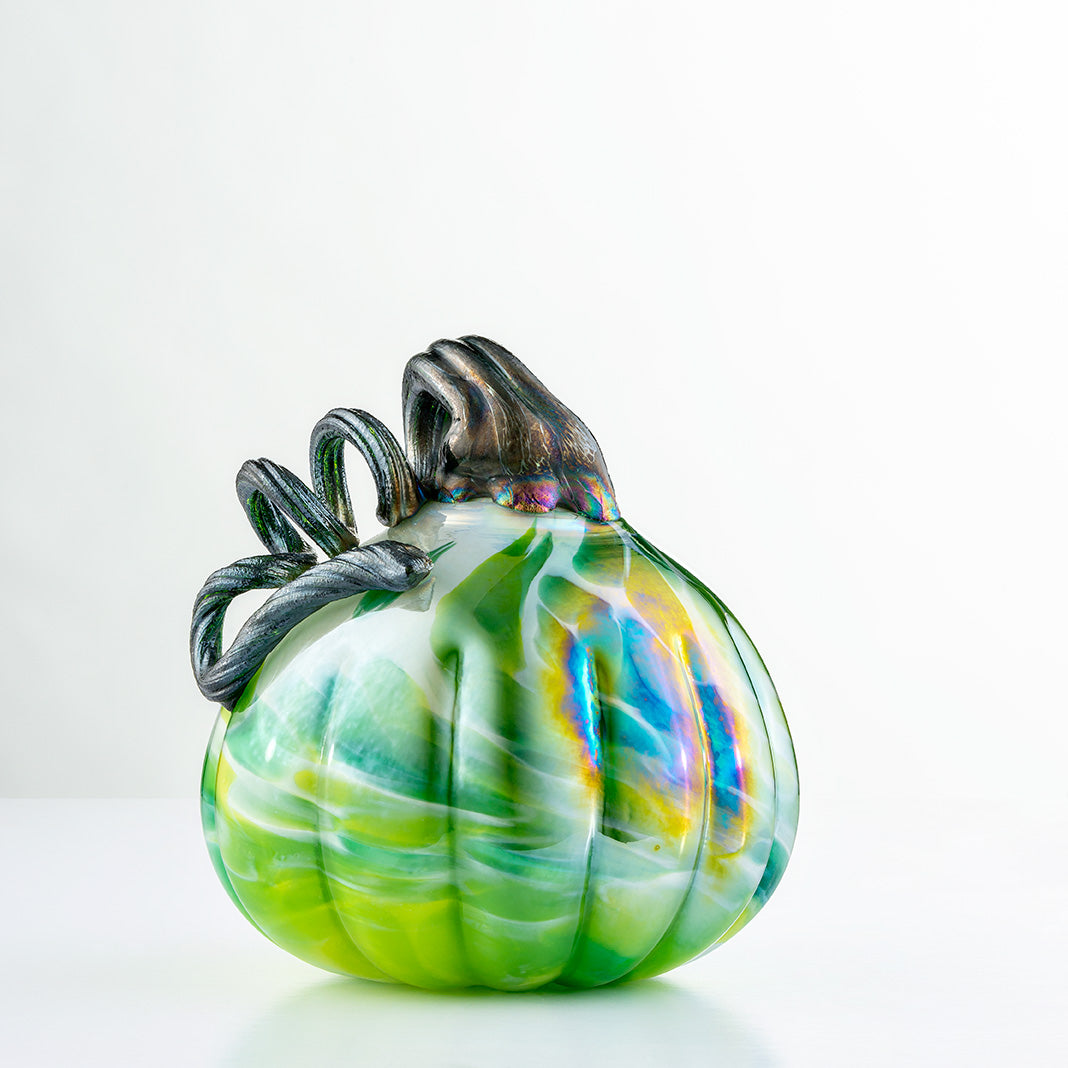 Pumpkin - Green - Sienna Glass