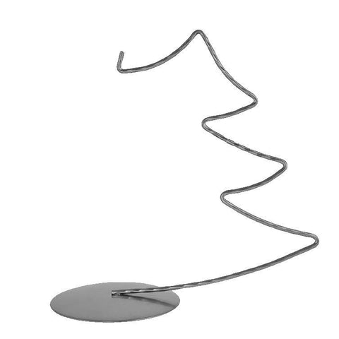 Display Stand - Medium Christmas Tree - Silver | Sienna  Glass 