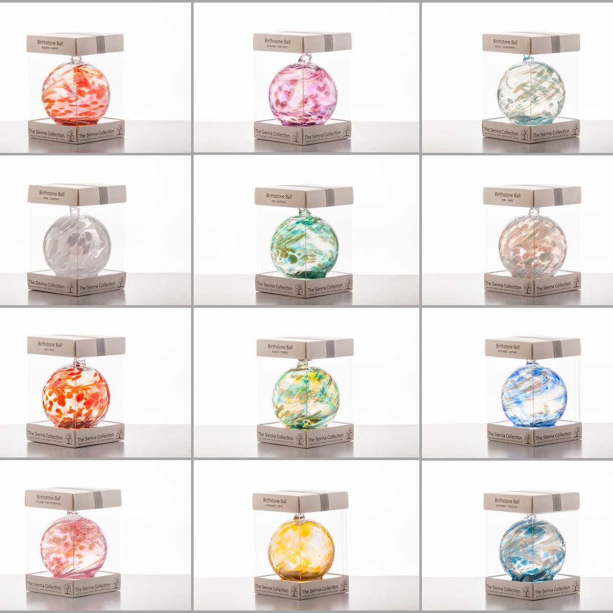 Birthstone Pack - 2 x Each Birthstone + 2 Free July - Sienna Glass