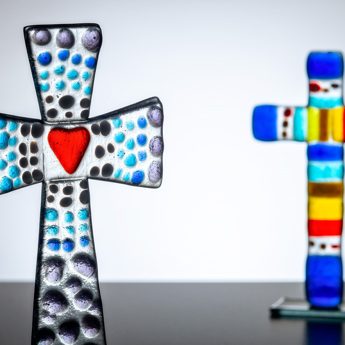 FUSED GLASS CROSSES