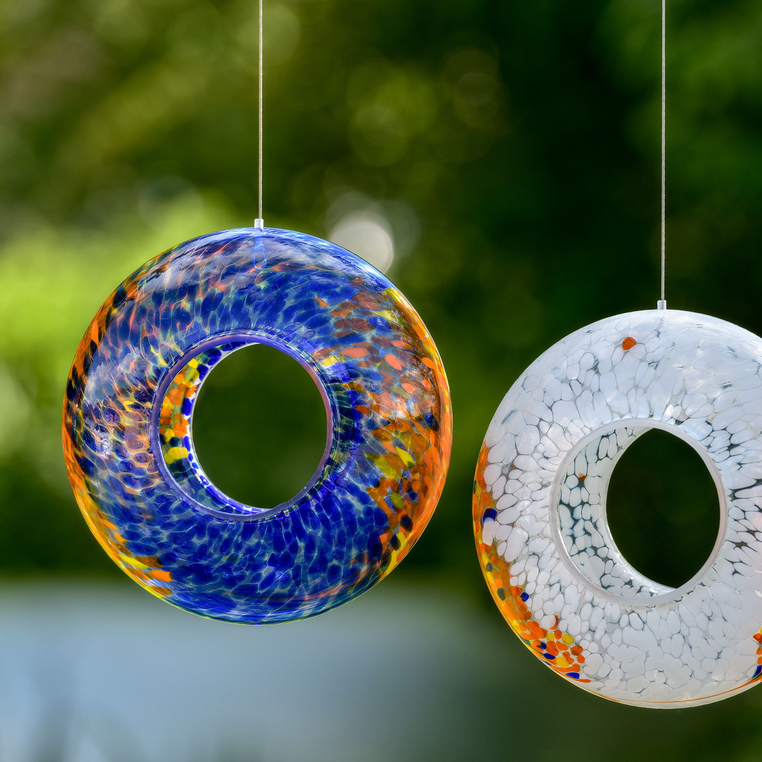 HANGING BIRD FEEDERS