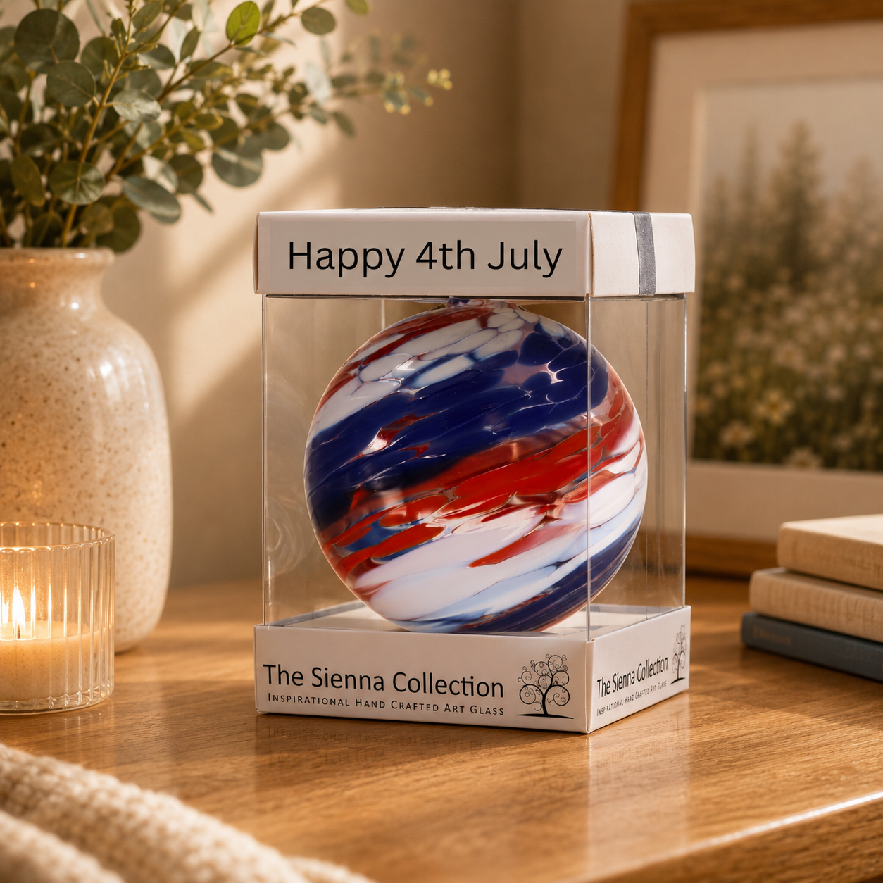 10cm Friendship Ball - Happy 4th July