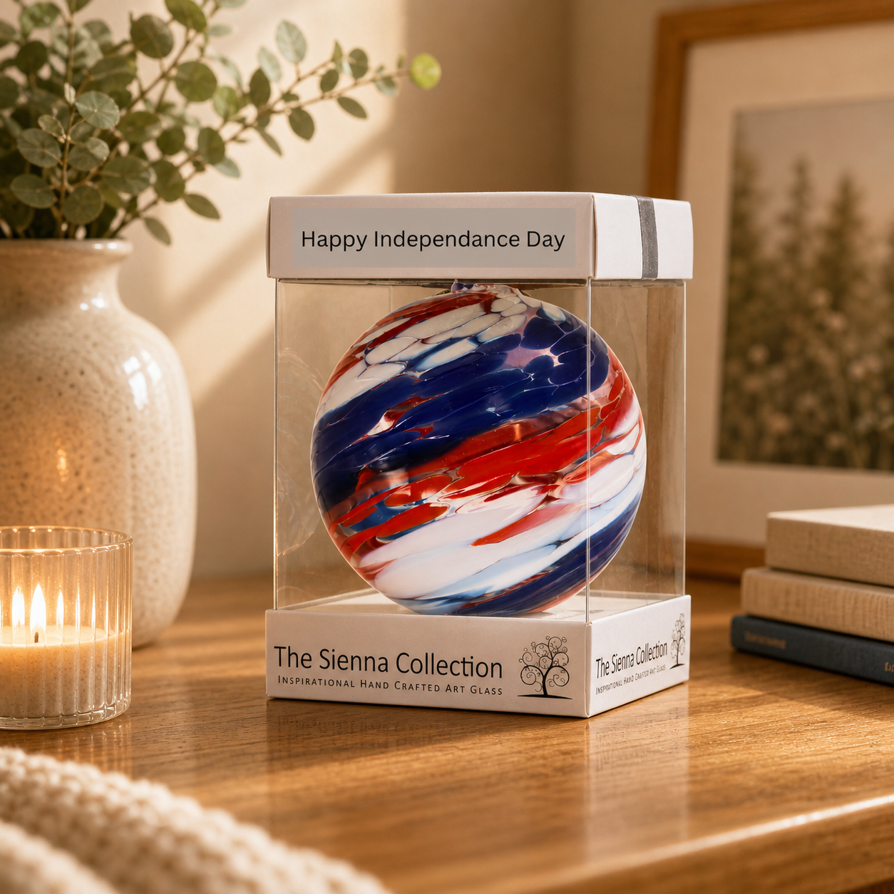 10cm Friendship Ball - Happy Independence Day