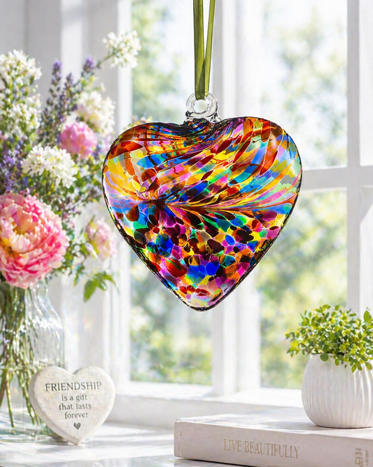 12cm Friendship Heart - Multicoloured