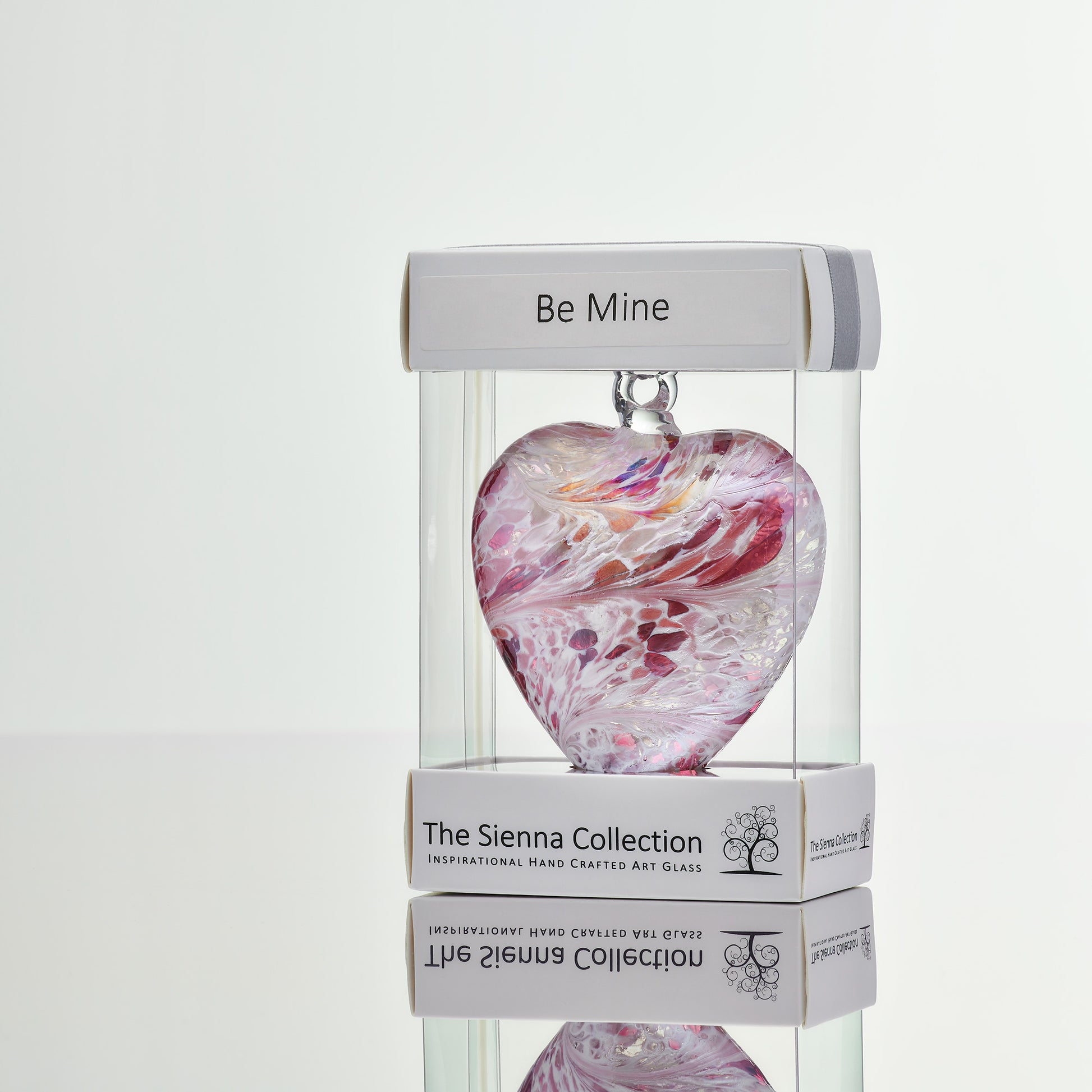 8cm Friendship Heart - Be Mine - Pastel Pink