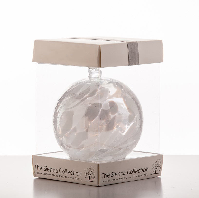 10cm Friendship Ball - Unlabelled - Sienna Glass