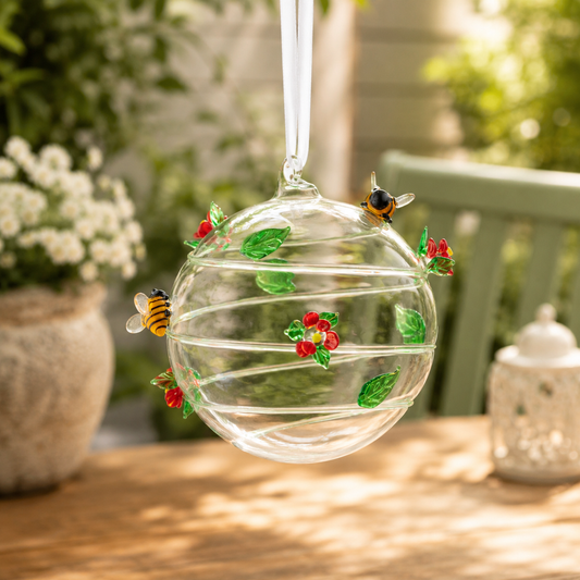 10cm Glass Globe - Wildlife Collection - Bee