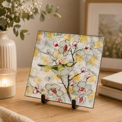 Square Plate - Bird Song