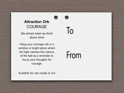 10cm Attraction Orb - Courage