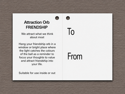 10cm Attraction Orb - Friendship