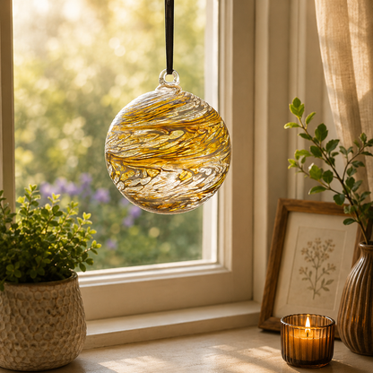 10cm Friendship Ball - Pastel Gold