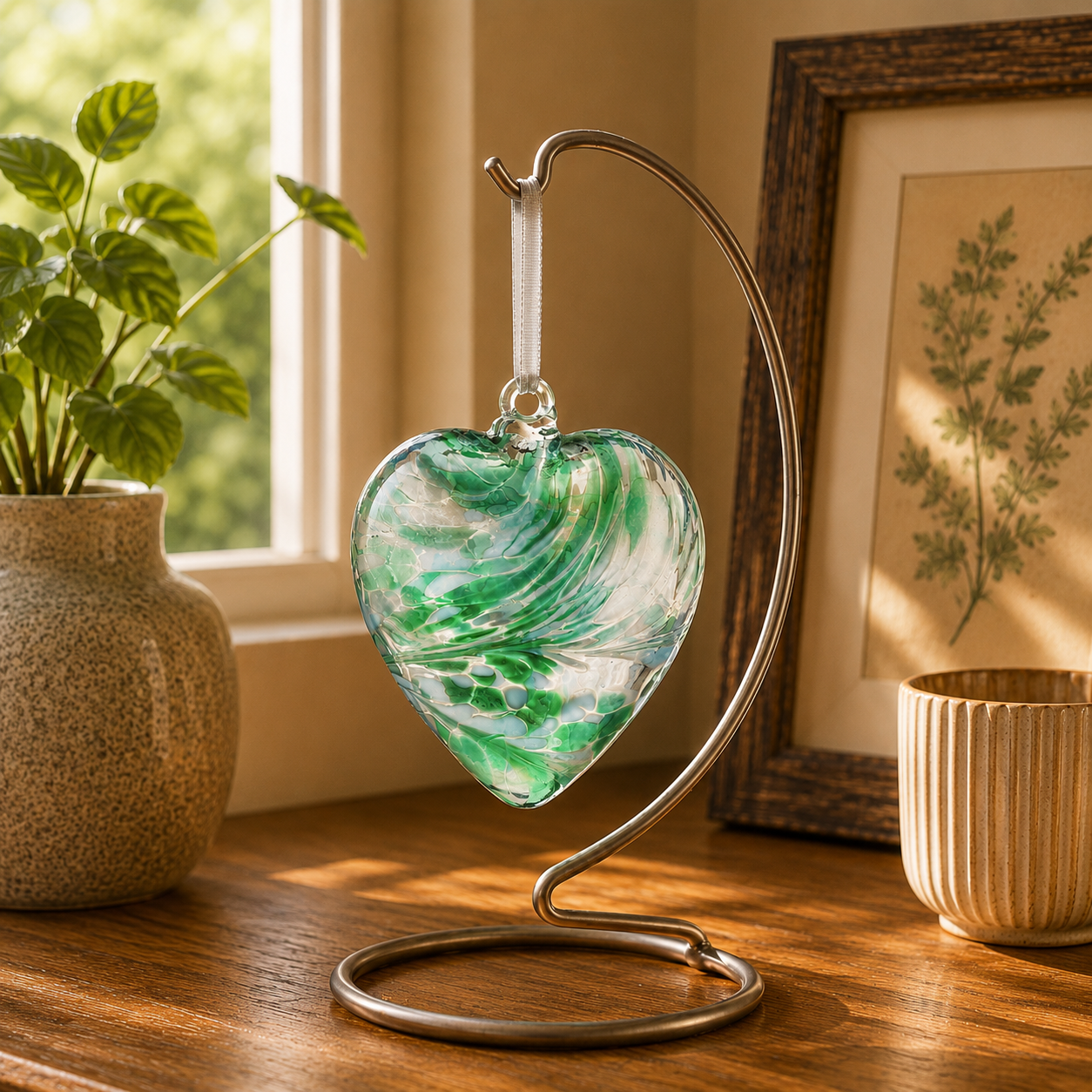 12cm Friendship Heart - Green - NEW!