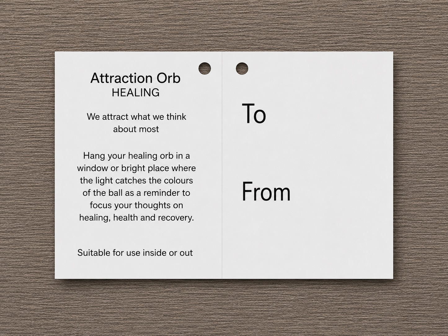 10cm Attraction Orb - Healing