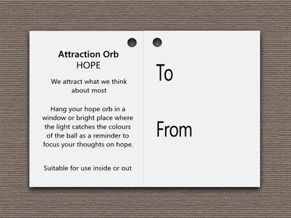 10cm Attraction Orb - Hope