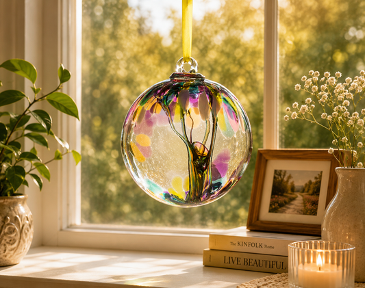 10cm Spirit Ball - Multicoloured Pink