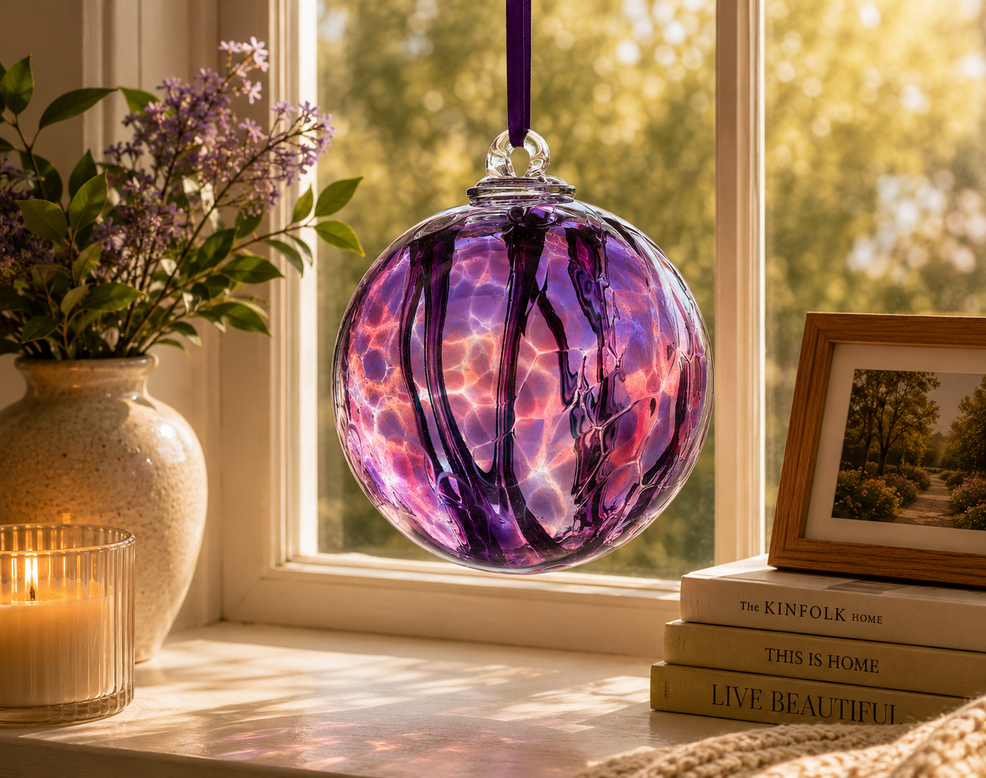 10cm Spirit Ball - Pink & Purple