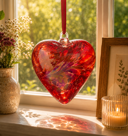 12cm Friendship Heart - Red