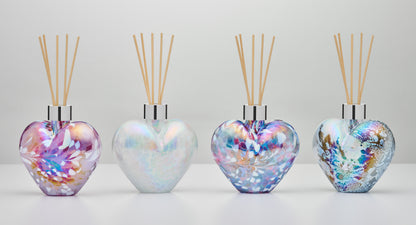 Reed Diffuser - Heart - Pastel Silver