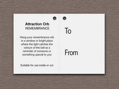 10cm Attraction Orb - Remembrance