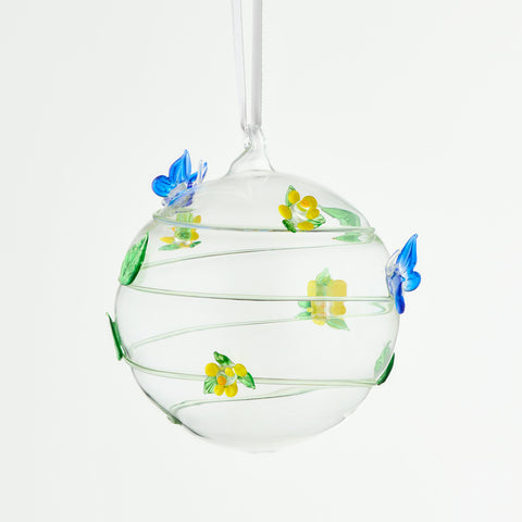 10cm Glass Globe - Wildlife Collection - Butterfly