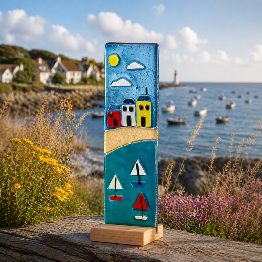 Standing Decorative Plaque - Boat