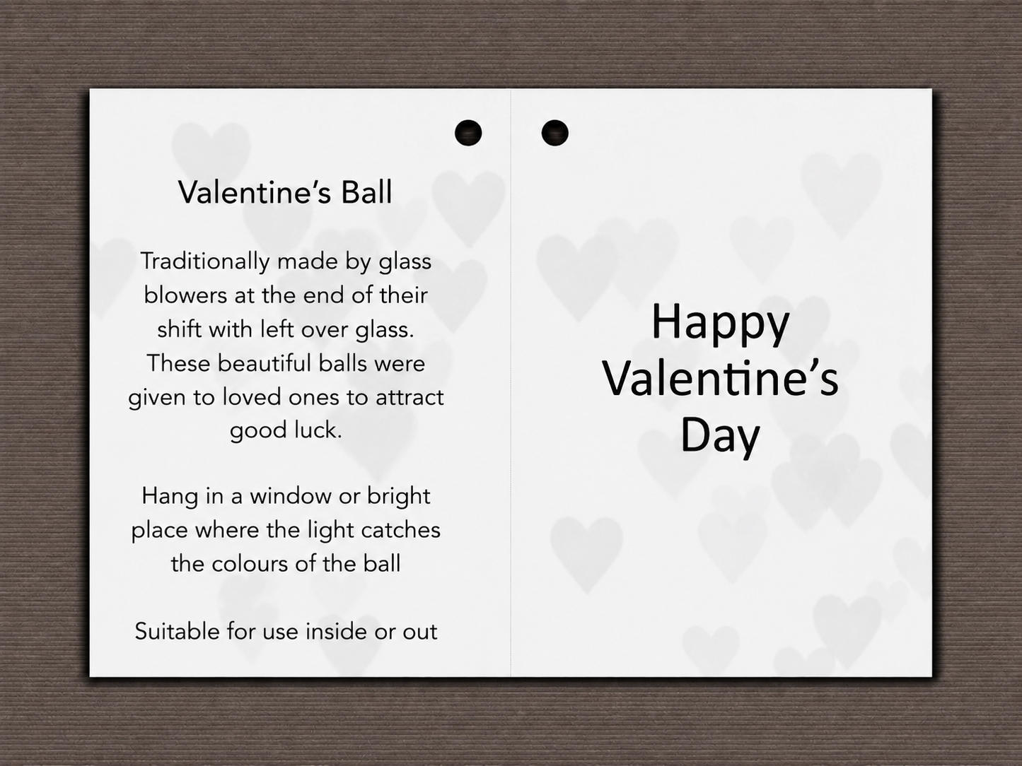 Valentine's Day Gift 10cm Spirit Ball - Purple, Green & Blue