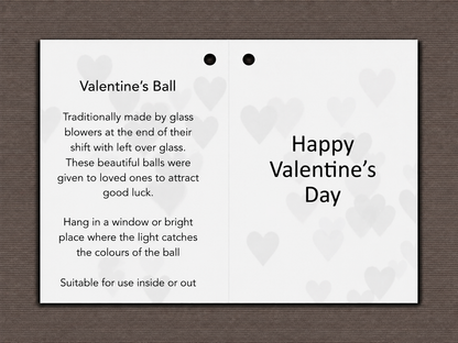 Valentine's Day Gift 10cm Spirit Ball - Red