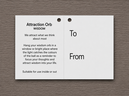10cm Attraction Orb - Wisdom