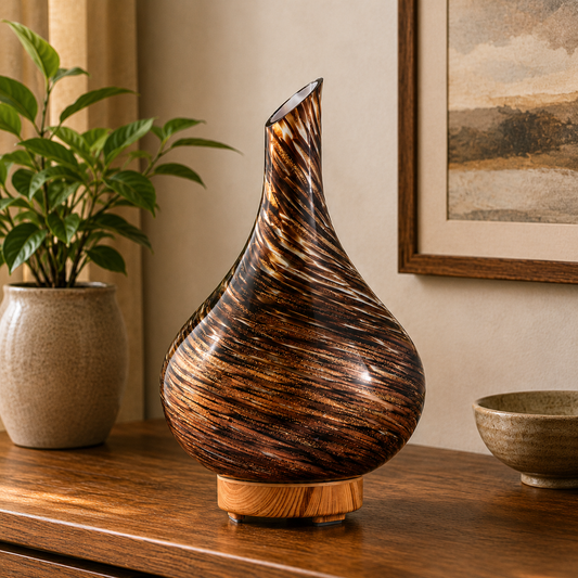 Large Atomiser Aroma Diffuser - Black/Brown