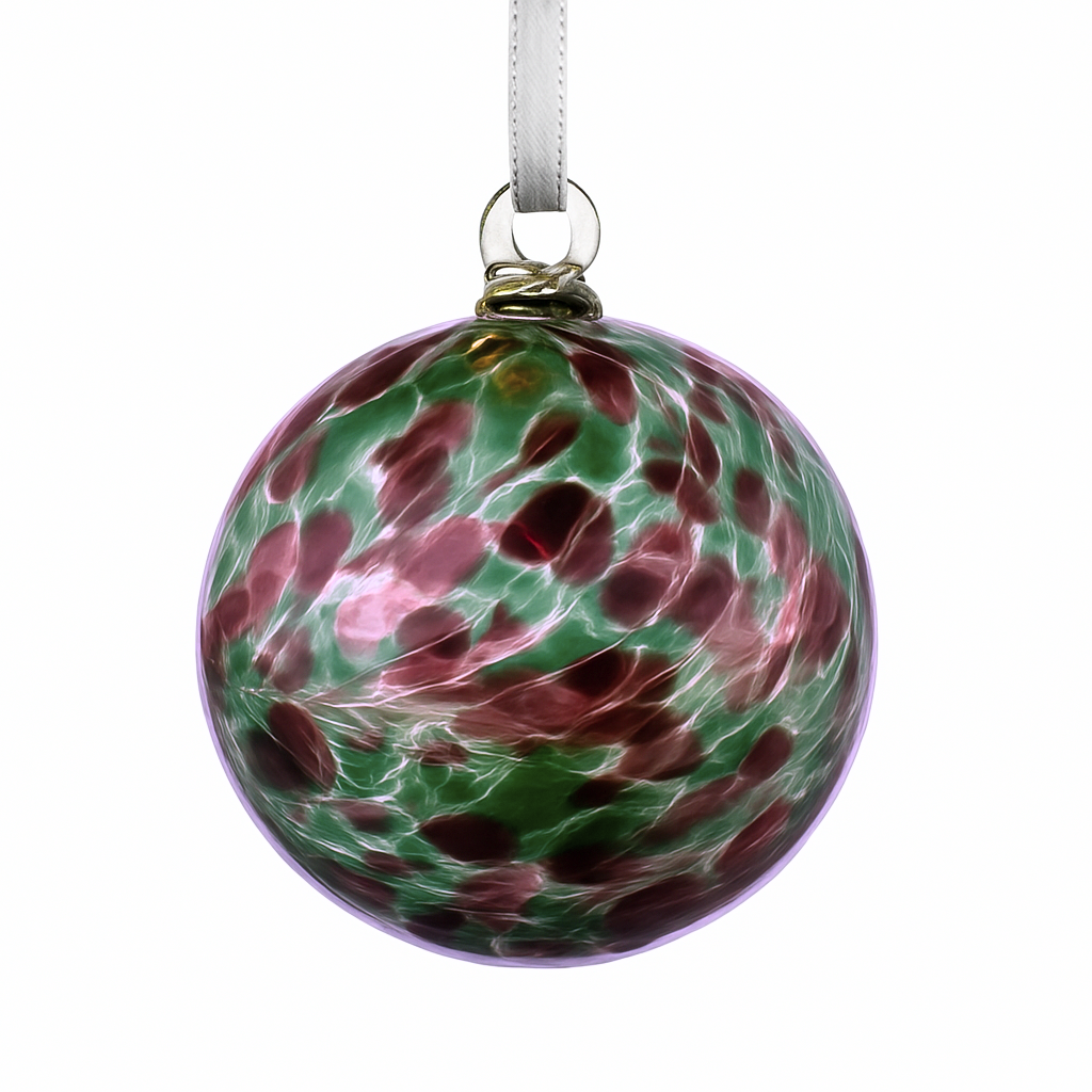 8cm Friendship Ball - Green & Purple